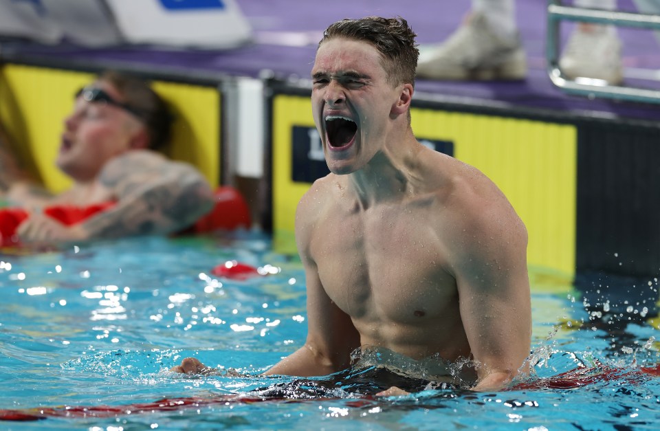 Fellow Brith James Wilby scooped gold in the epic race