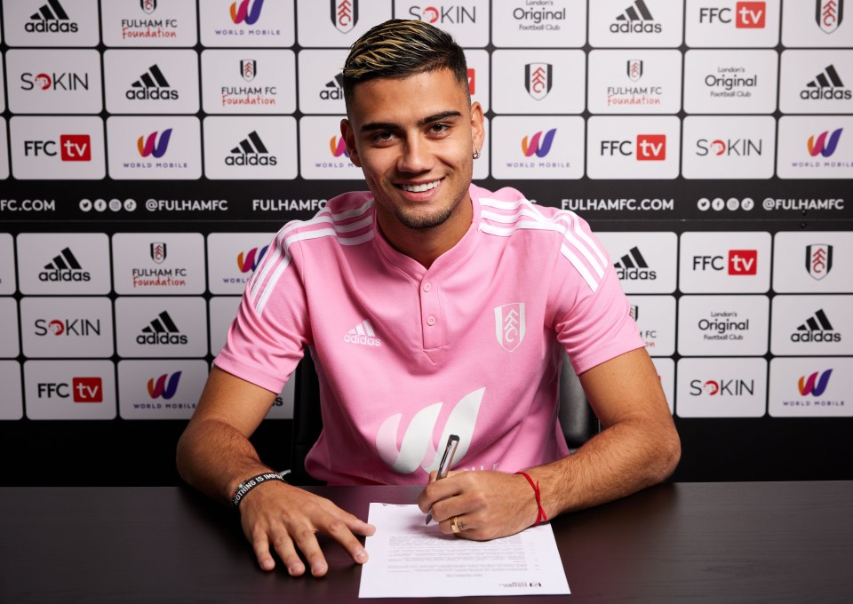 Andreas Pereira has joined Fulham from Man Utd for £13million