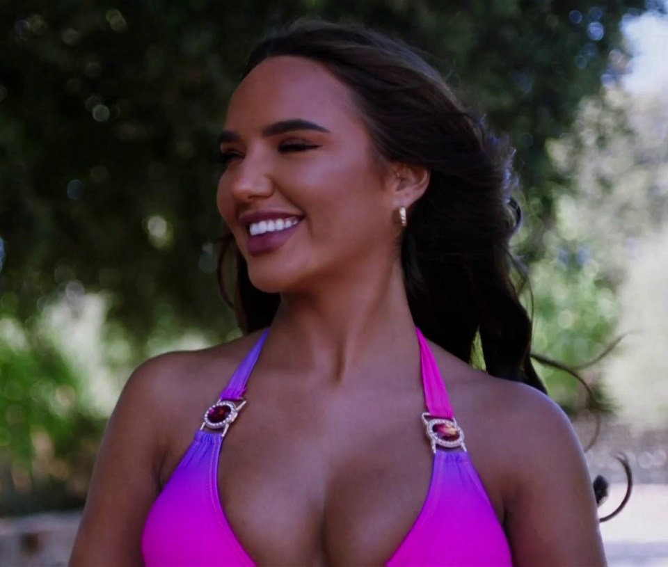 They were all shown arriving on the show in their swimwear