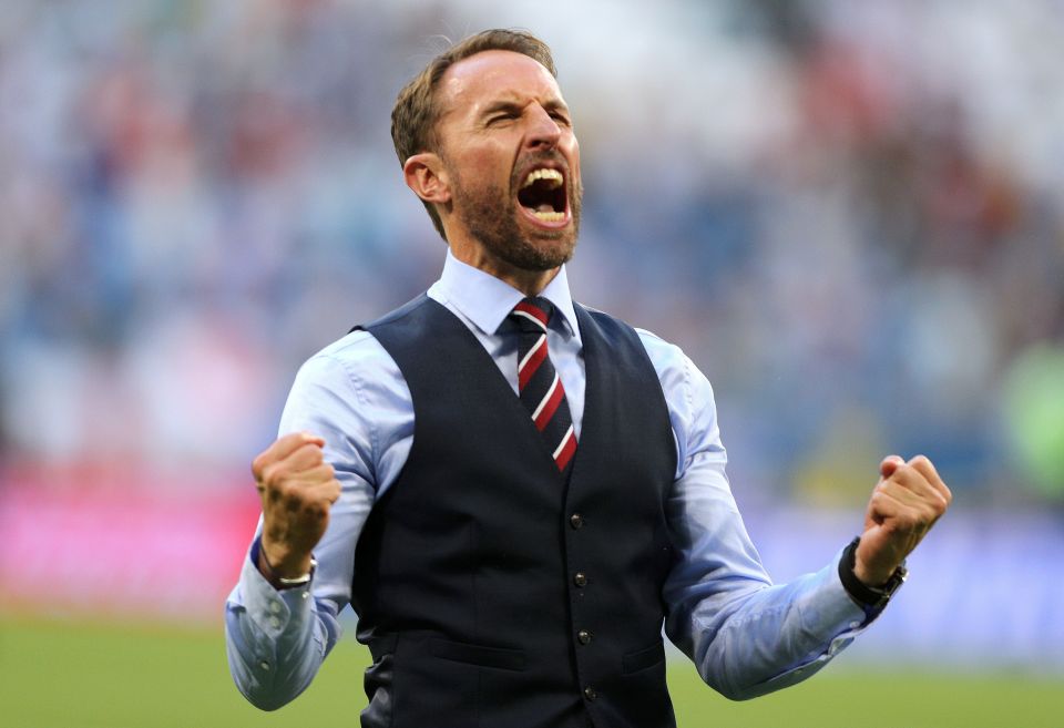 It follows on from Gareth Southgate's iconic waistcoat at the 2018 World Cup