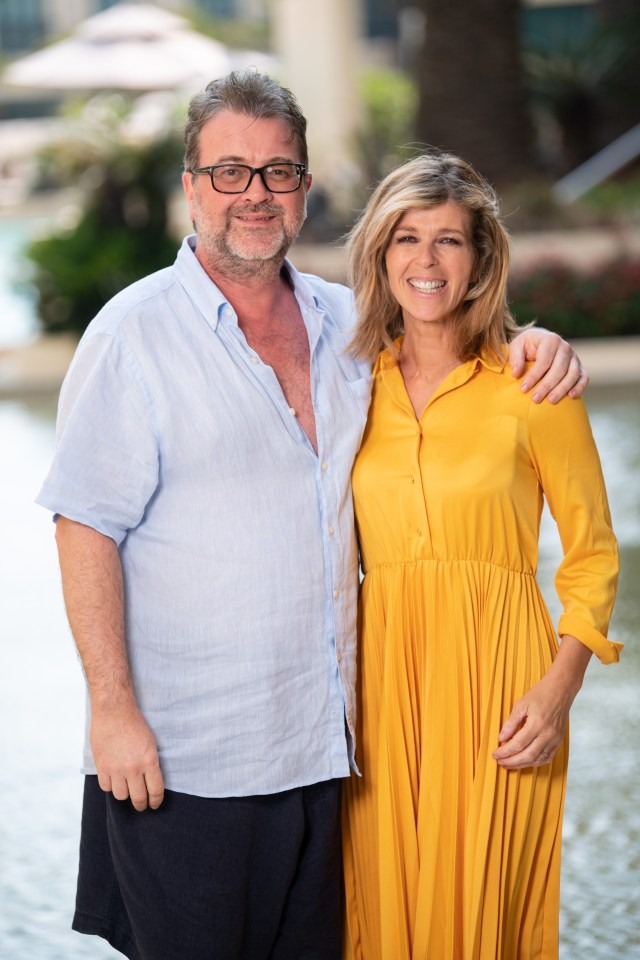 Derek with Kate before his Covid nightmare after I'm A Celeb in 2019