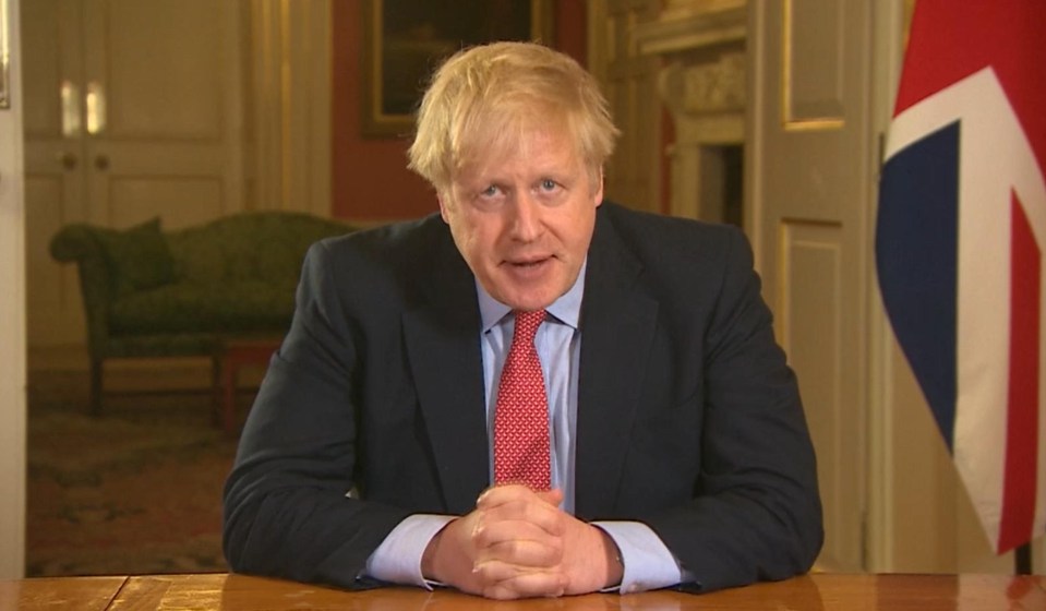 The PM addresses the nation as Britain goes in to lockdown in March 2020