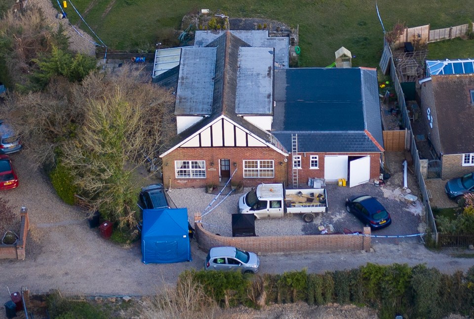 The family were found at their remote home in Woodmancote