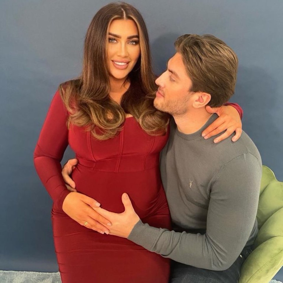 Lauren and boyfriend Charles Drury are grieving at home