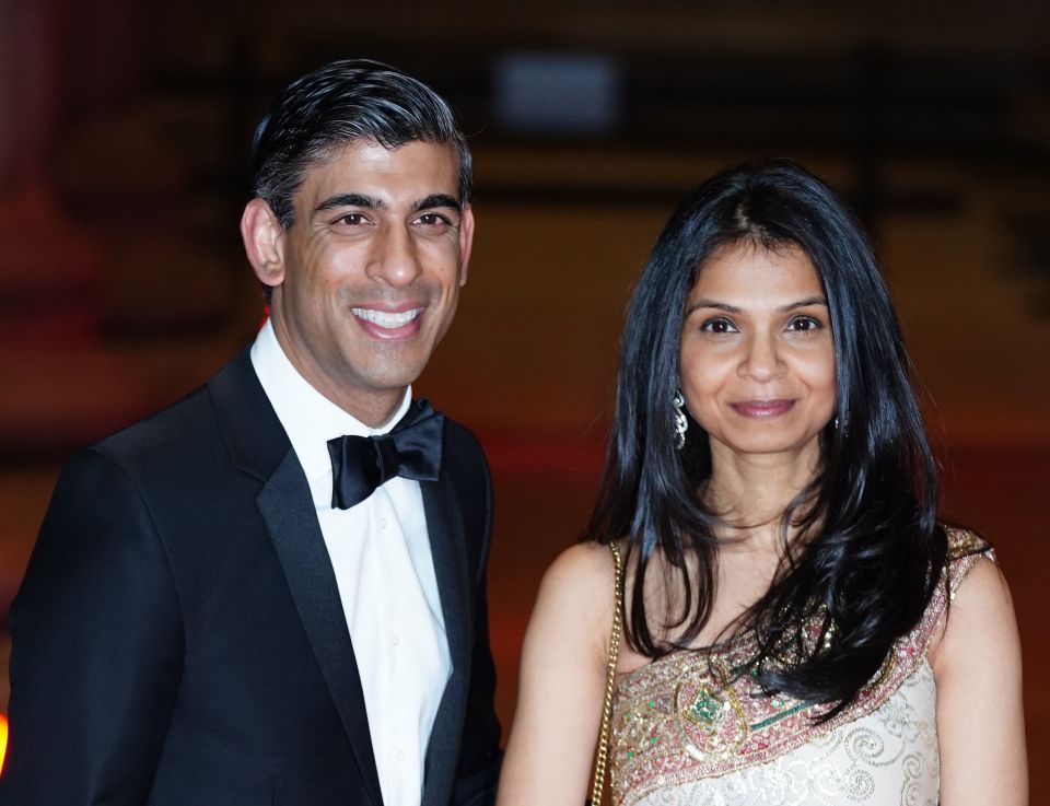 Rishi Sunak is married to billionaire heiress Akshata Murthy