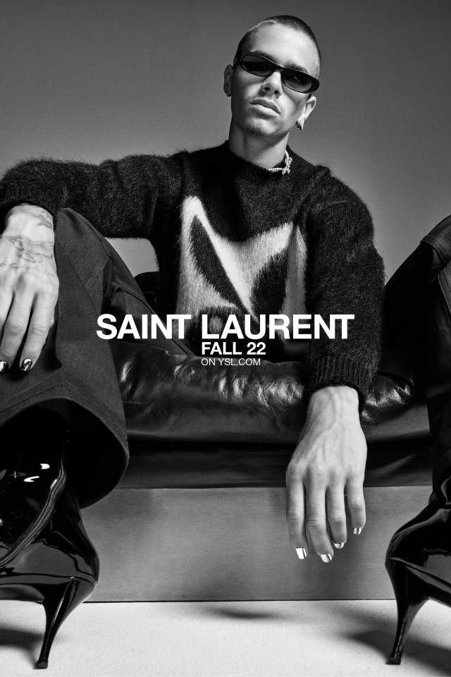 Romeo Beckham has modelled for Yves Saint Laurent