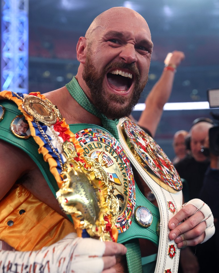 Fury holds the WBC and Ring magazine heavyweight boxing titles
