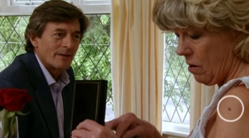 On eagle eyed viewer spotted the mole during an episode of Coronation Street over 10 years ago