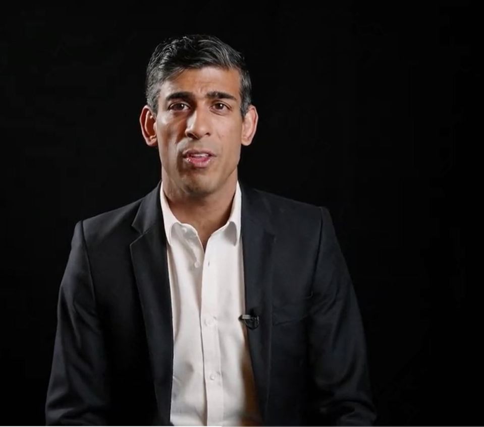 Sunak warned in a video message that there are no quick fixes for the economy