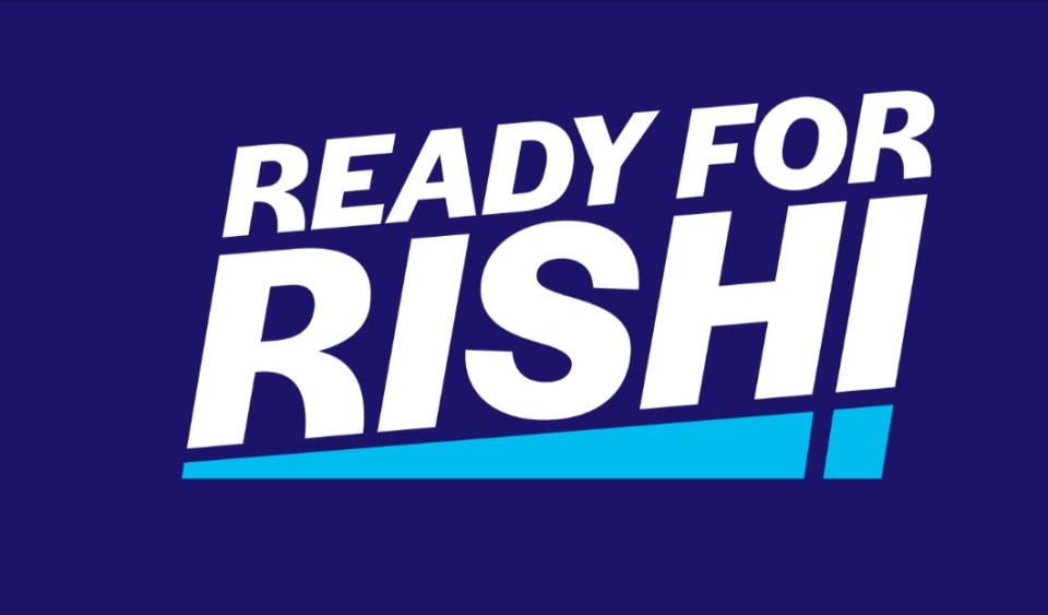 Rishi Sunak had a logo ready for the launch of his slick campaign launch