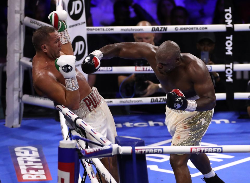 Derek Chisora went to war with Kubrat Pulev in their O2 Arena rematch