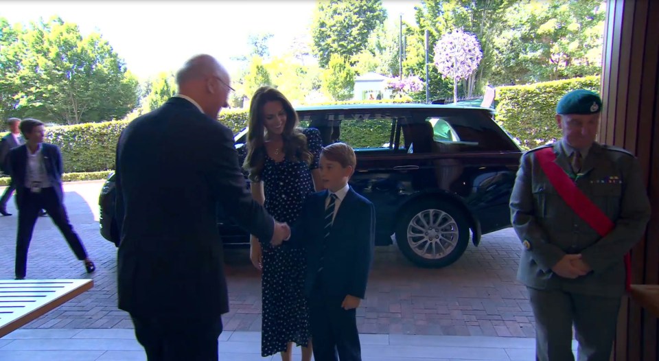 Prince George made his Wimbledon debut today