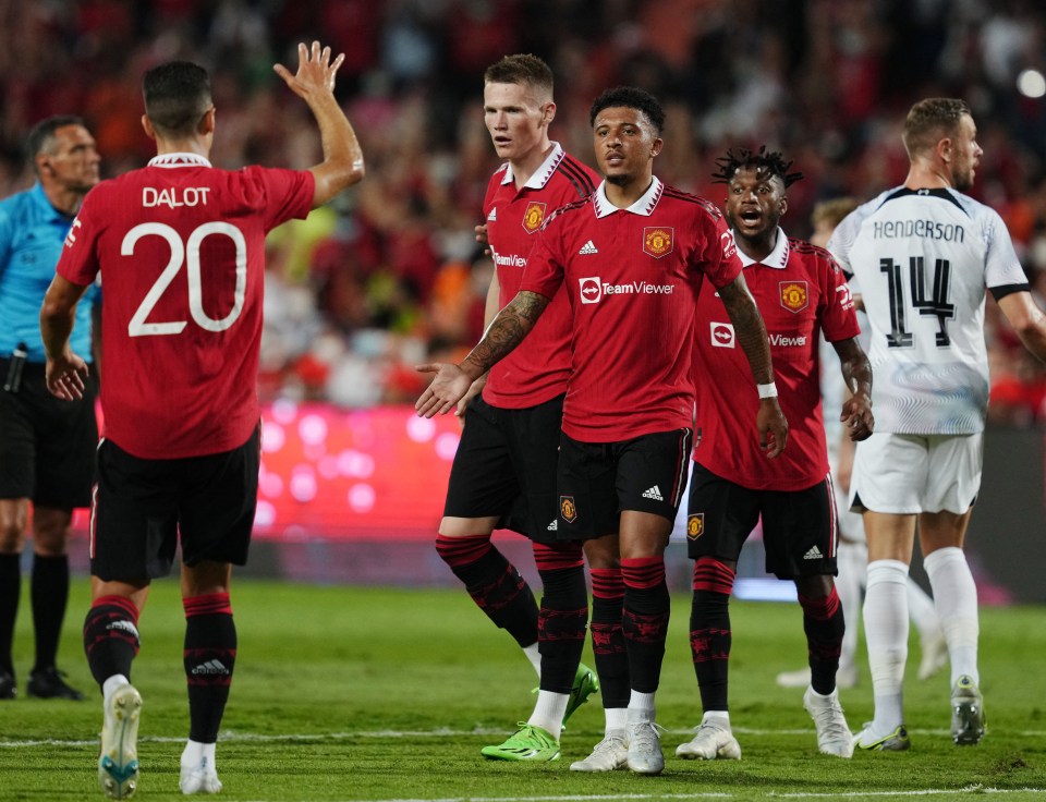 Sancho's goal sent Manchester United fans into meltdown