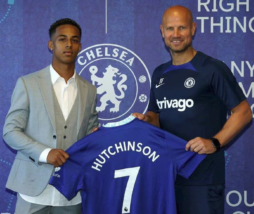 England youth international Hutchinson has swapped the Emirates for Stamford Bridge