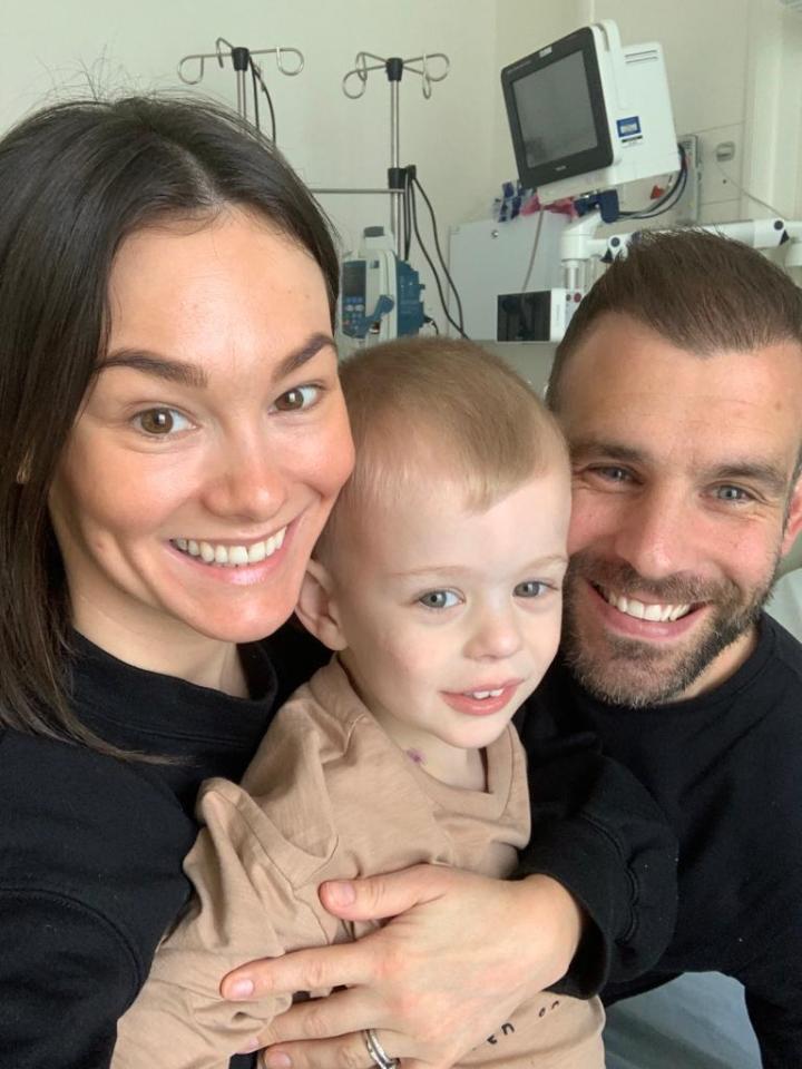 Rio Spurr, son of ex-footballer Tommy, is currently battling a form of kidney cancer