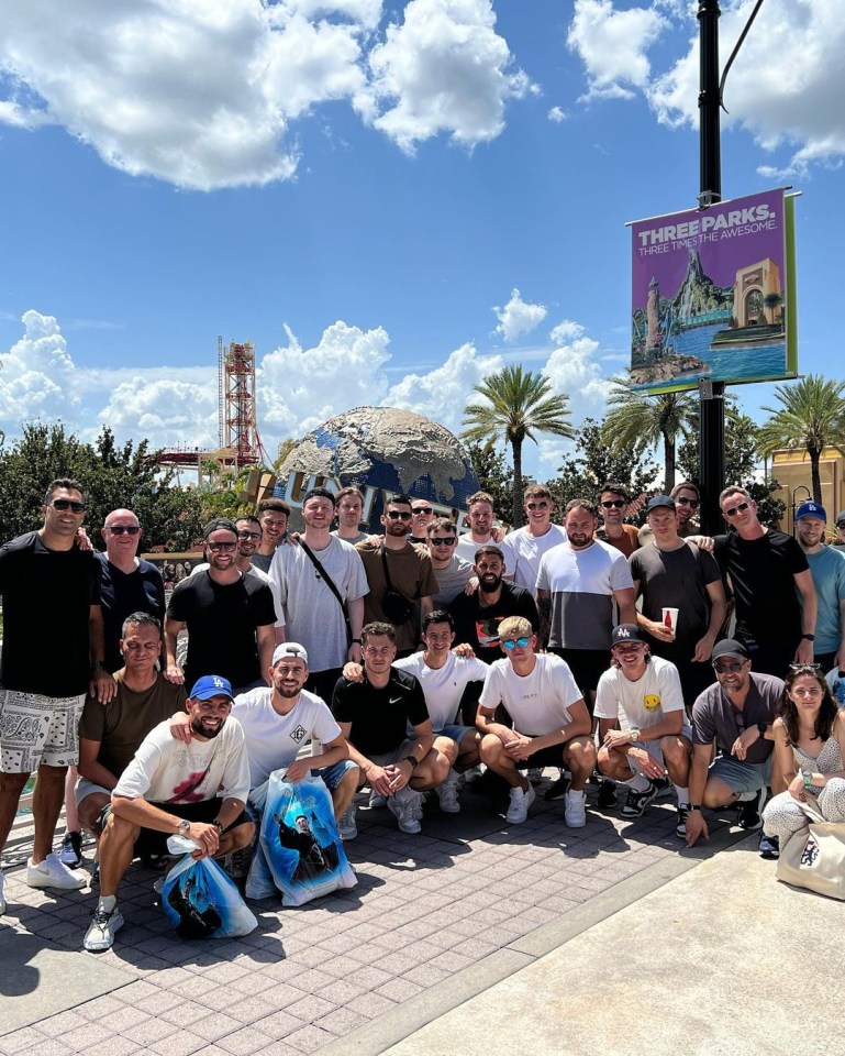 A big group took in the adventures of Universal Studios