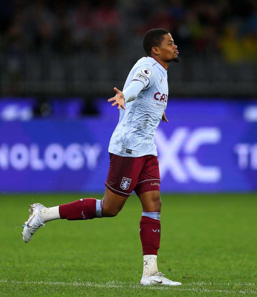 Bailey scored for Villa against United