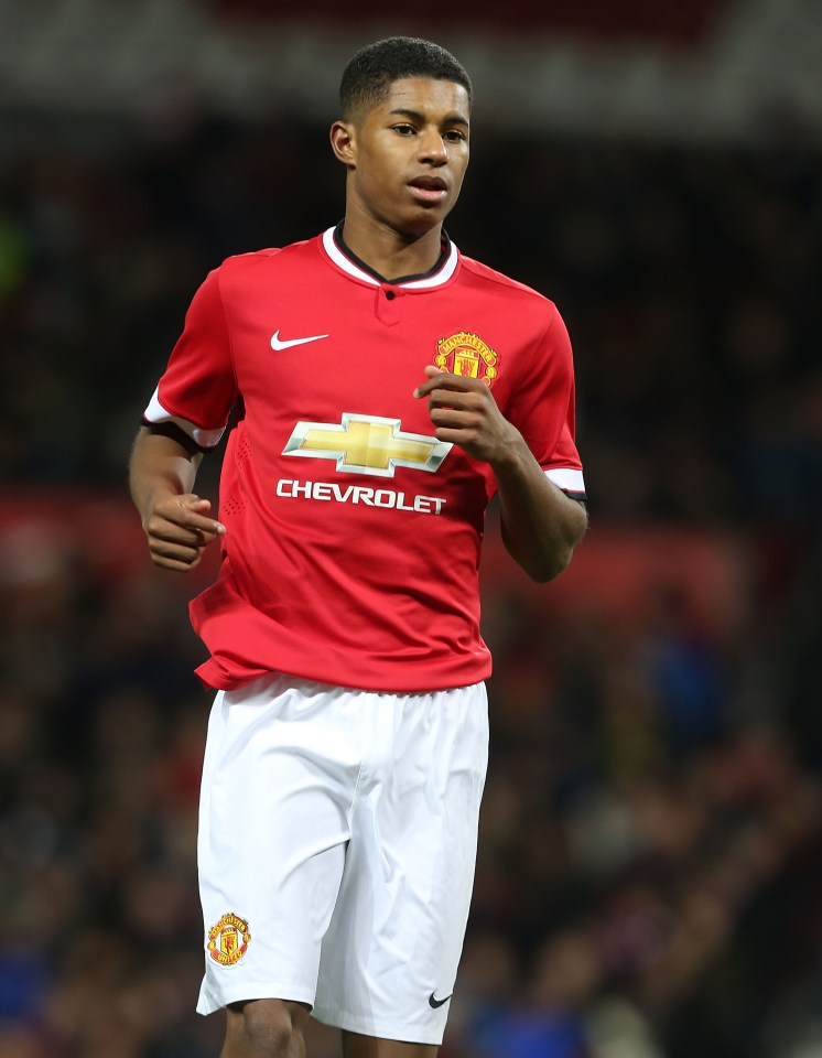 Marcus Rashford exploded onto the scene as an 18-year-old with Man Utd