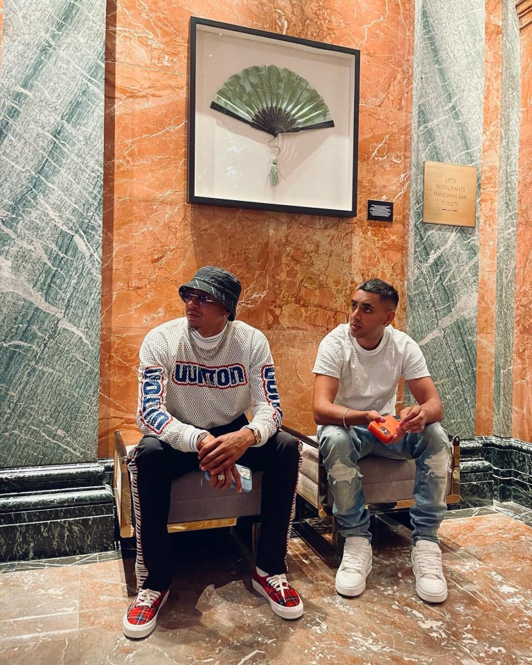 Jesse Lingard enjoyed a day out in London after joining Nottingham Forest