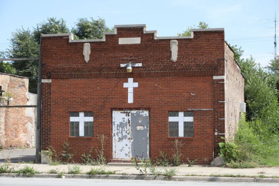 Some old buildings have been torn down to reduce 'urban blight'