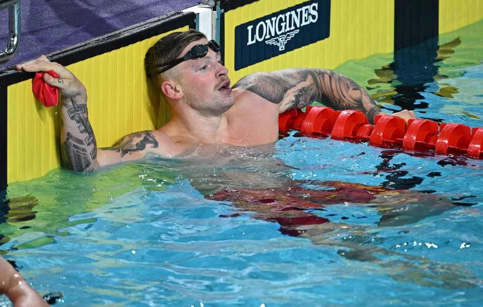 Adam Peaty lost a 100m breaststroke race for the first time... and didn't even get a medal