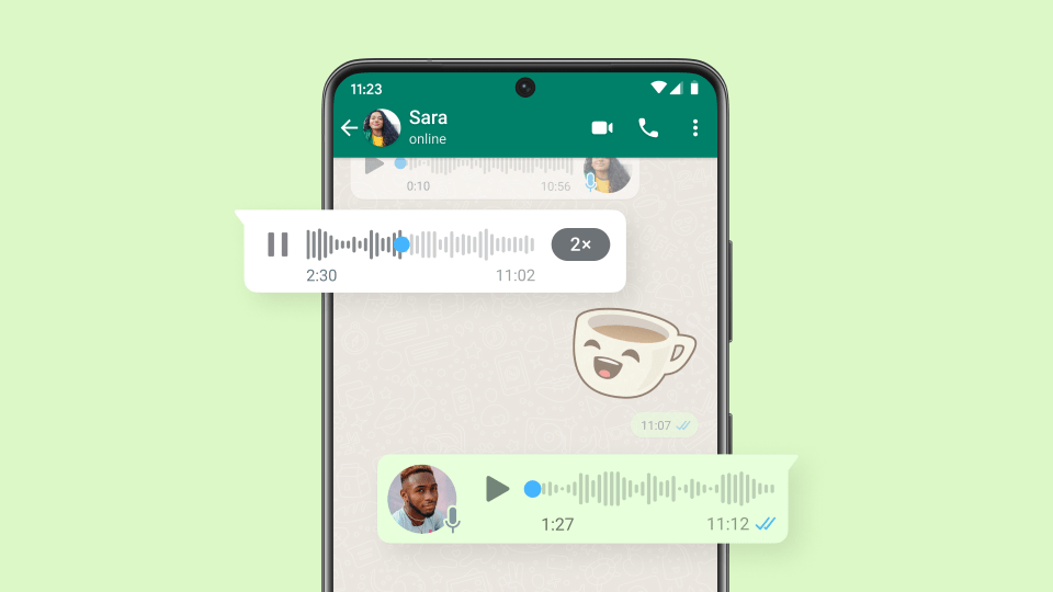 WhatsApp voice notes are getting a big change
