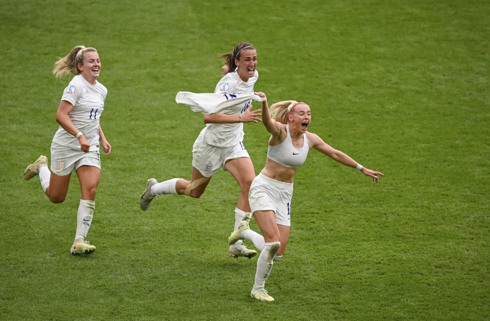 The 24-year-old scored the winning goal in the Euro2022 final