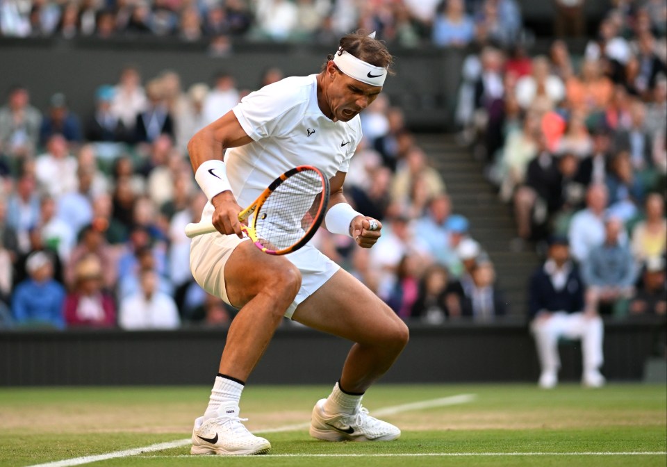 Rafael Nadal earned his spot in the Wimbledon quarter after demolishing Botic van de Zandschulp