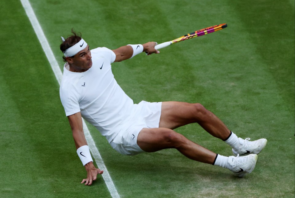 Nadal fought through the pain barrier on Centre Court