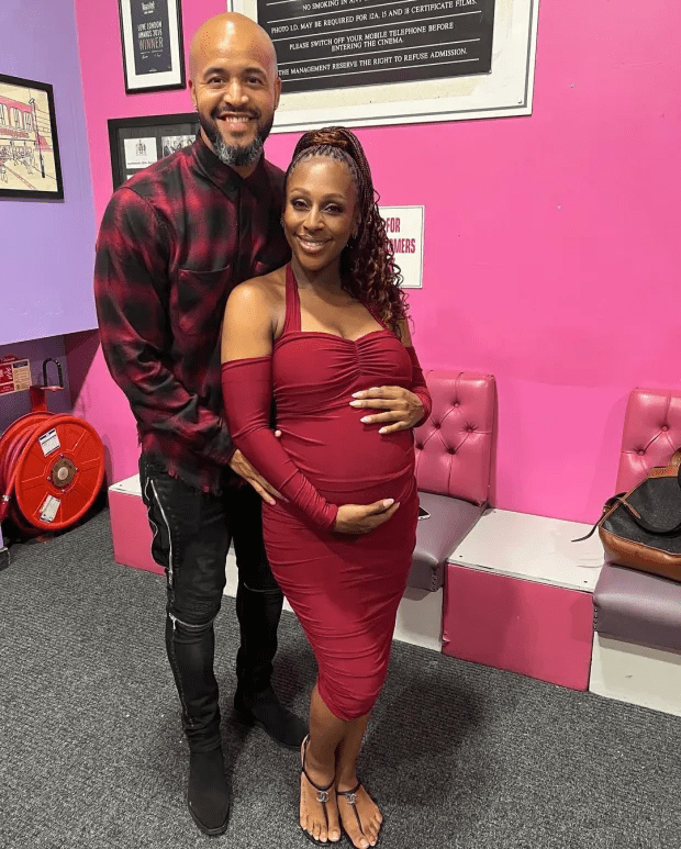 Alexandra with her partner Darren