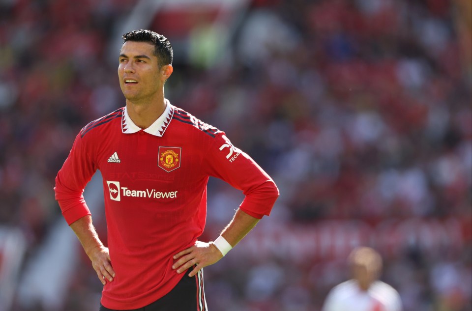 Ronaldo headed home early after a frustrating 45 minutes of action