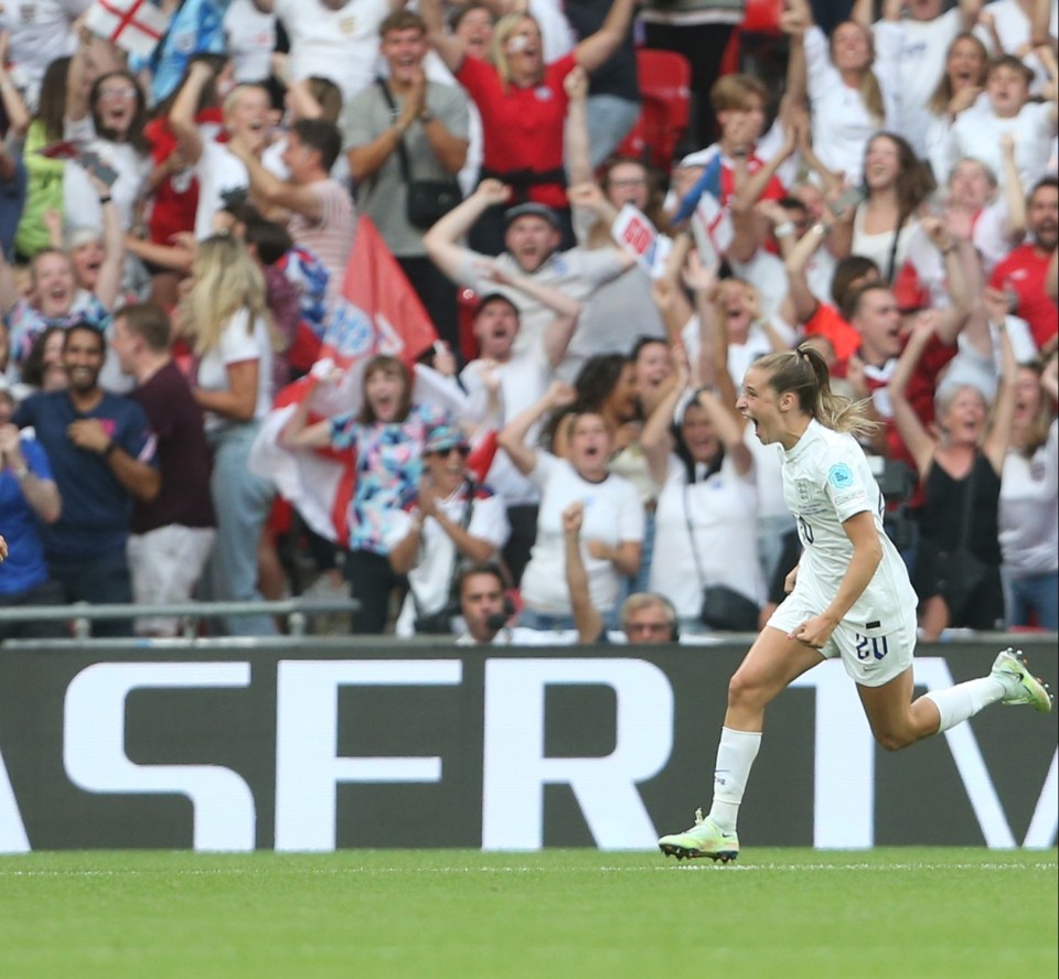 Toone netted England's opening goal in their Women's 2022 Euros final defeat of Germany at Wembley