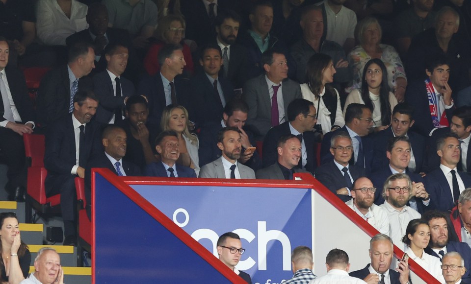 England gaffer Gareth Southgate was in attendance to watch the match in South London