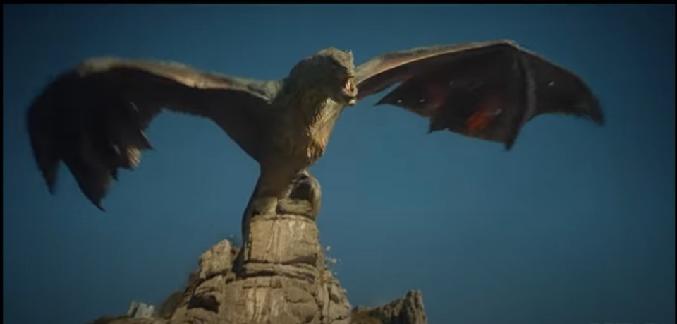 Dragons are seen making their way through the kingdom in the new trailer