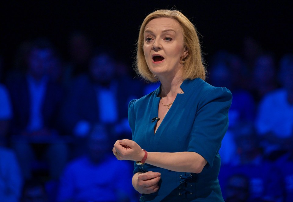 A new poll has put Tory leadership candidate Liz Truss 34 points ahead of rival Rishi Sunak