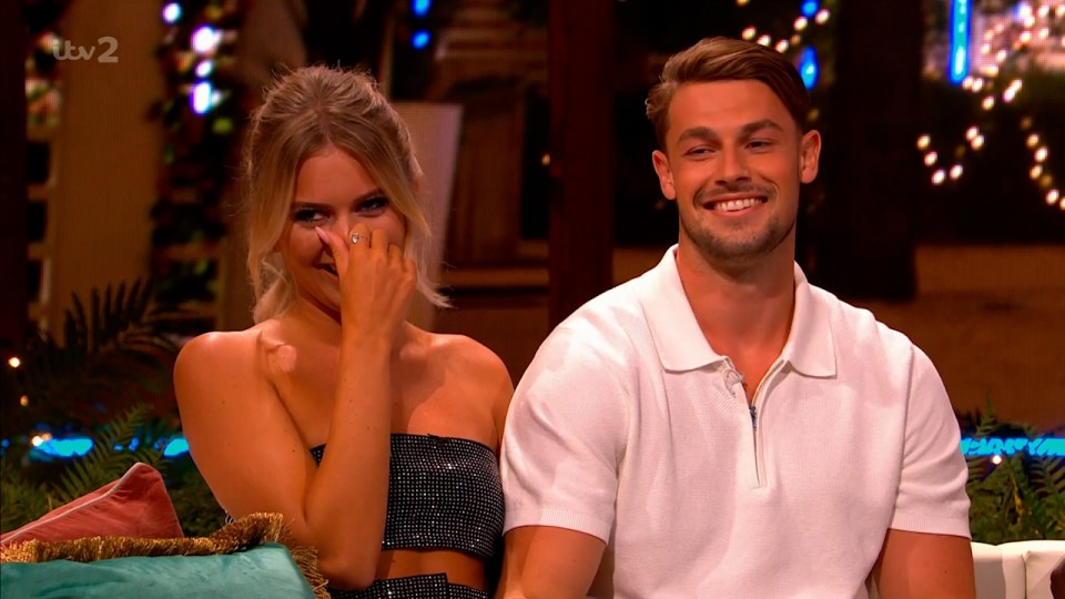 Love Island Reunion viewers were surprised by Laura's question to Andrew and Tasha
