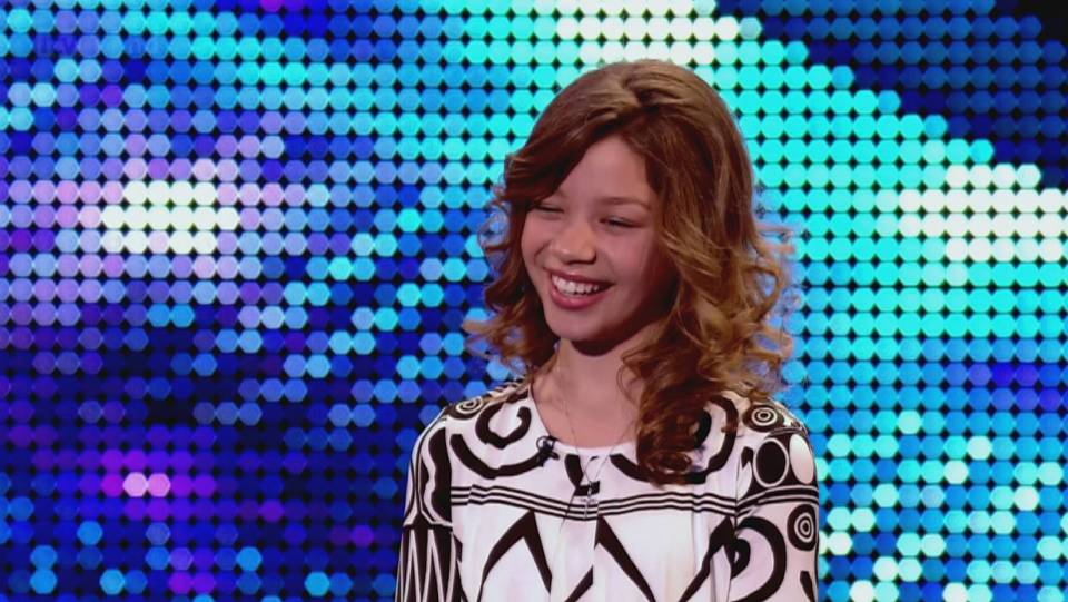 Molly looked fresh faced in her BGT audition