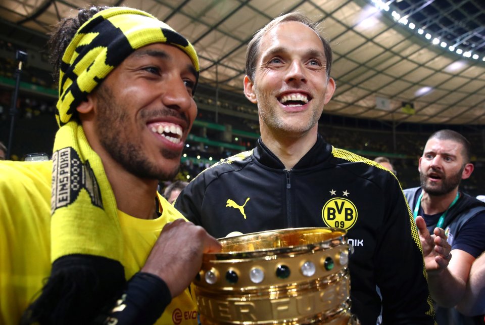 Tuchel worked with Aubameyang at Borussia Dortmund between 2015 and 2017