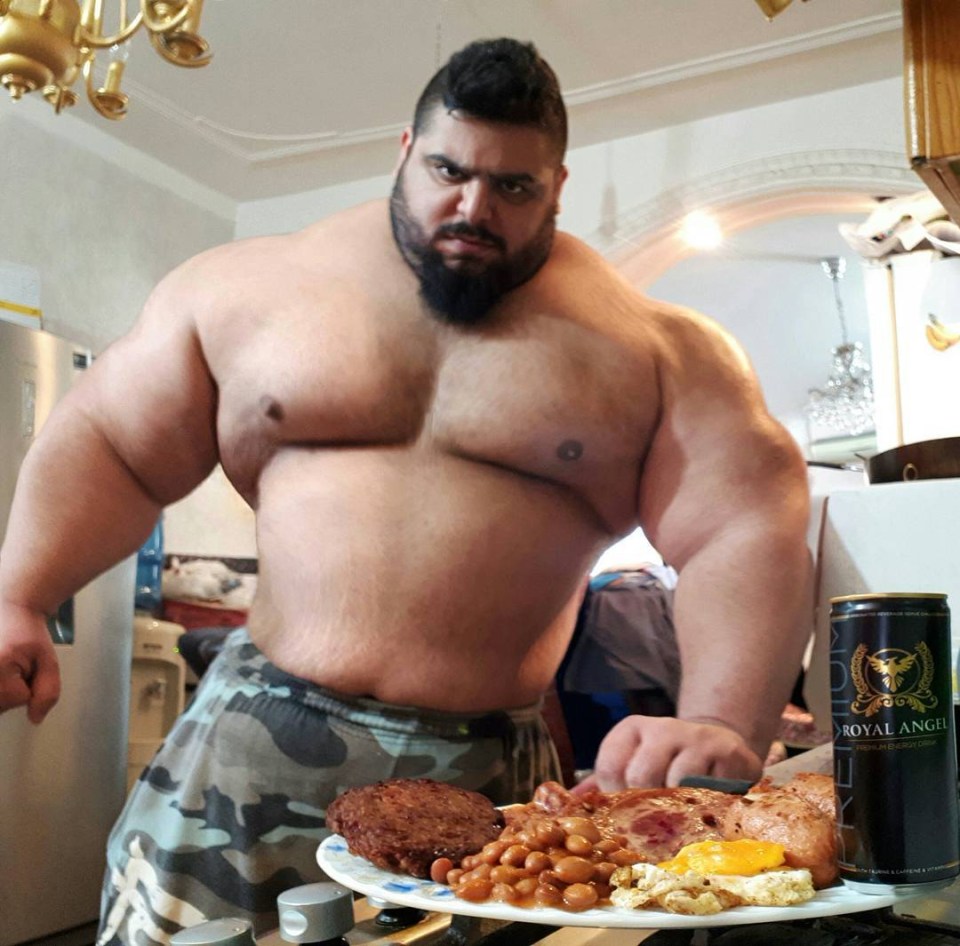Sajad Gharibi is known as the Iranian Hulk