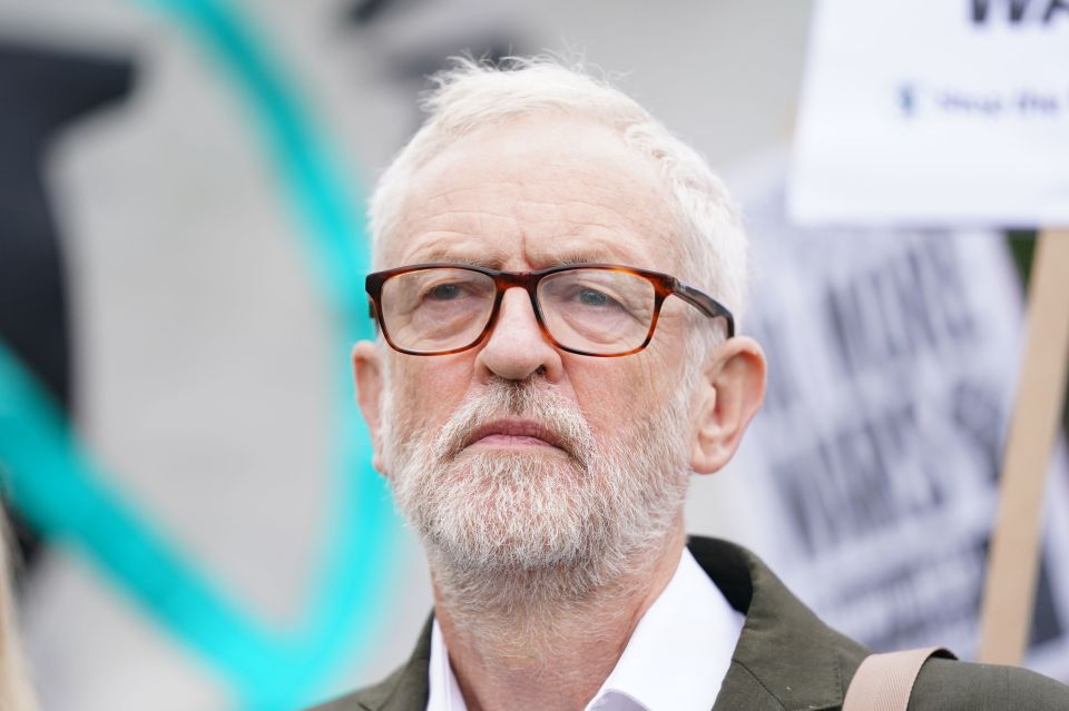 Jeremy Corbyn sparked outrage after claiming Britain should not send weapons to heroic Ukraine
