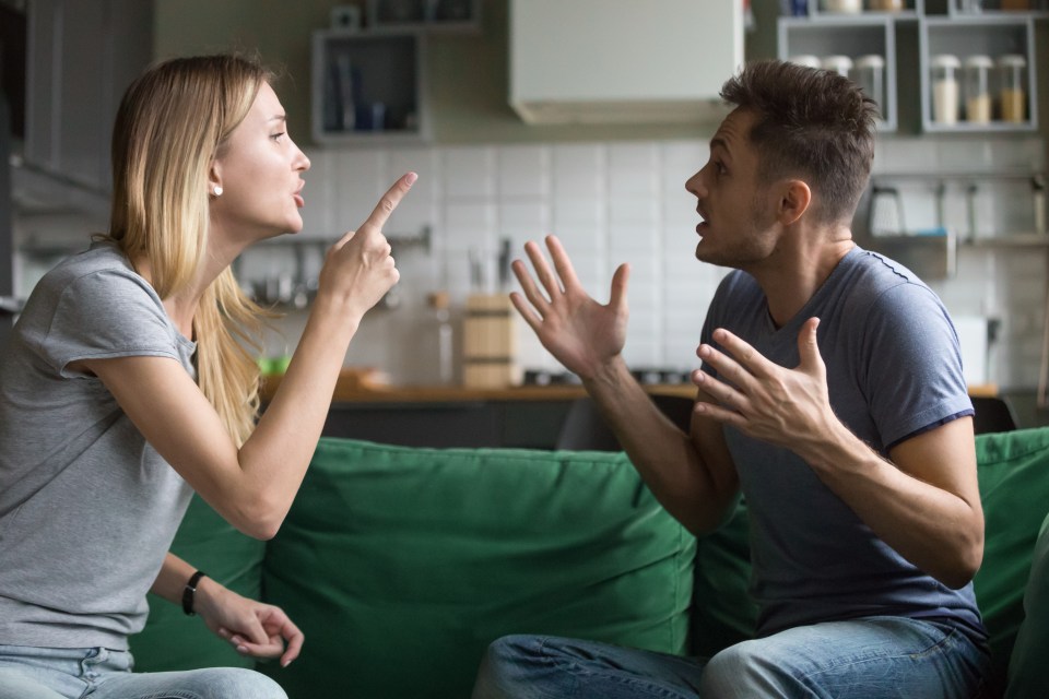 The man was angry after his girlfriend booked a holiday without asking him