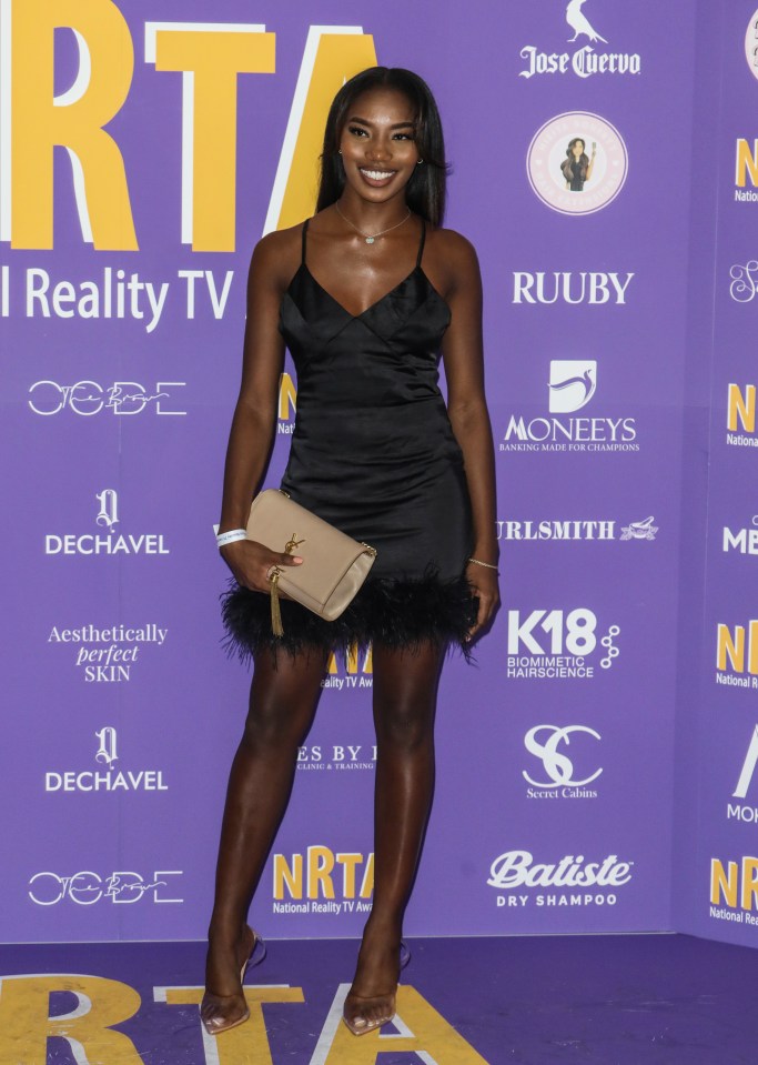 Glam Love Island star Chyna attended the awards at London's Porchester Hall before joining Neil at the afterparty in Chelsea