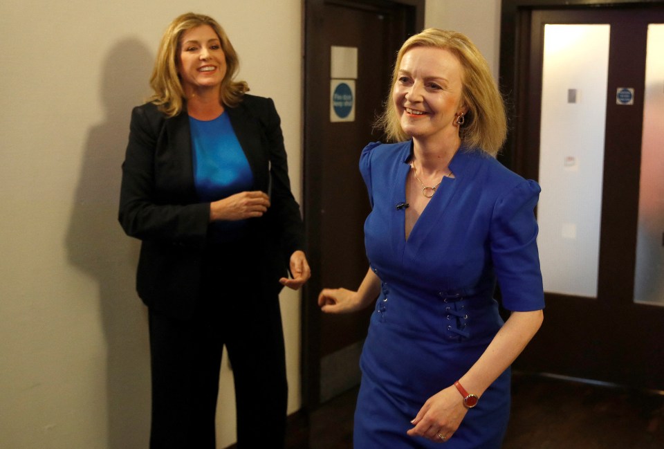 Penny Mordaunt, who came third in the Tory leadership contest, has endorsed Liz Truss to be PM