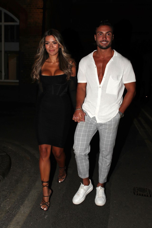 The Love Island winners looked glam as ever as they enjoyed a night out