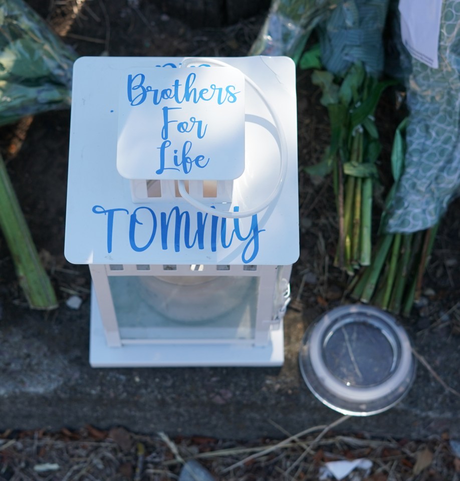A lantern remembers Tommy as a brother
