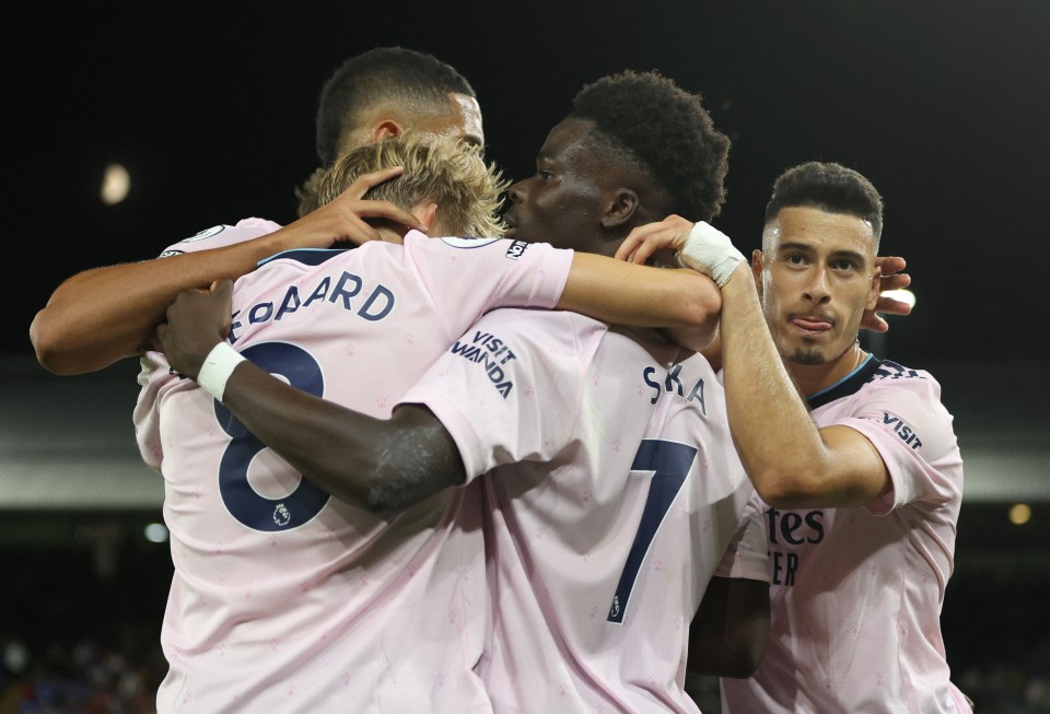 Arsenal looked to be a different team from the side that lost 3-0 to Palace in April