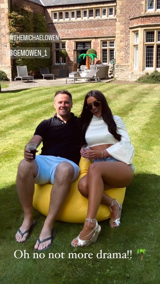 Gemma's family jokingly bought her a yellow bean bag