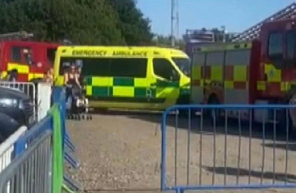 Emergency services on the scene in Berkshire