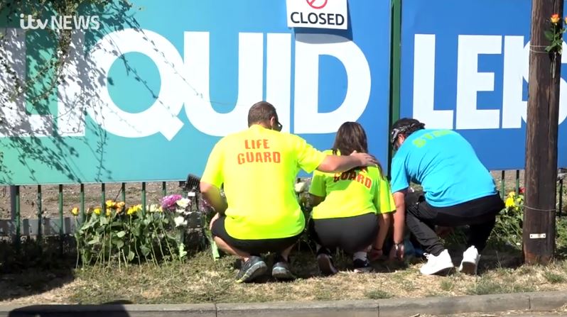 Tearful staff lay flowers after girl, 11 dies in ‘tragic incident’ at water park in Berkshire