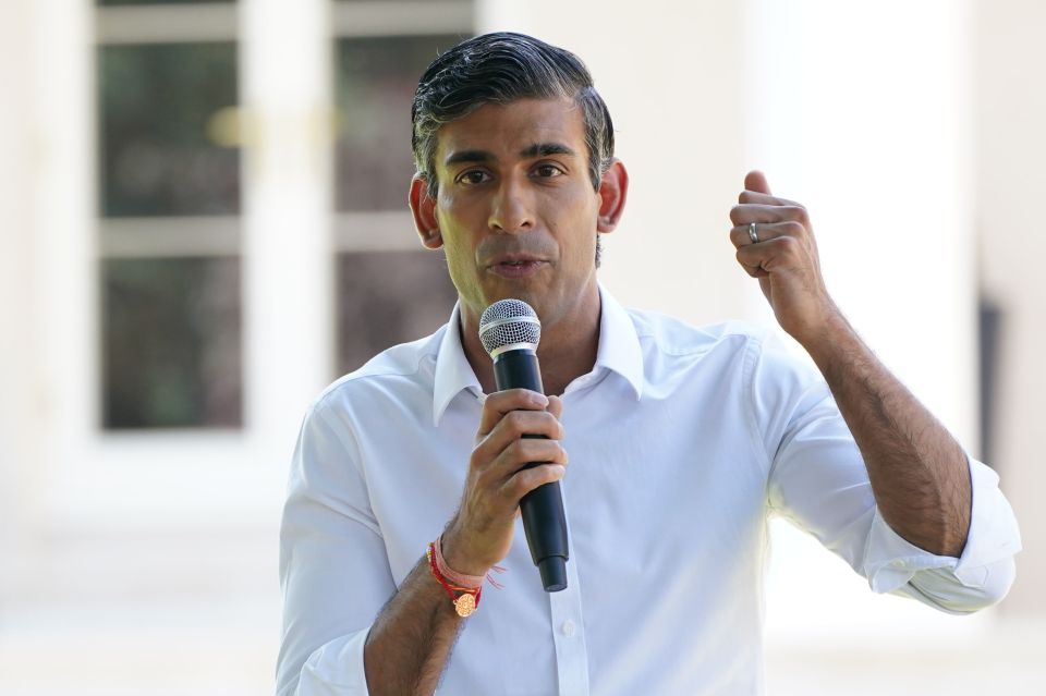 Rishi Sunak said Liz Truss' plans to cut taxes will do 'virtually nothing' to help pensioners and the poor